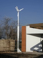 Ampair 600-230 on 8m tilt up mast