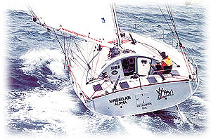 Ampair supplied specialist flexible solar on a racing yacht